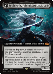 Sephiroth, Fabled SOLDIER // Sephiroth, One-Winged Angel - Extended Art - Foil